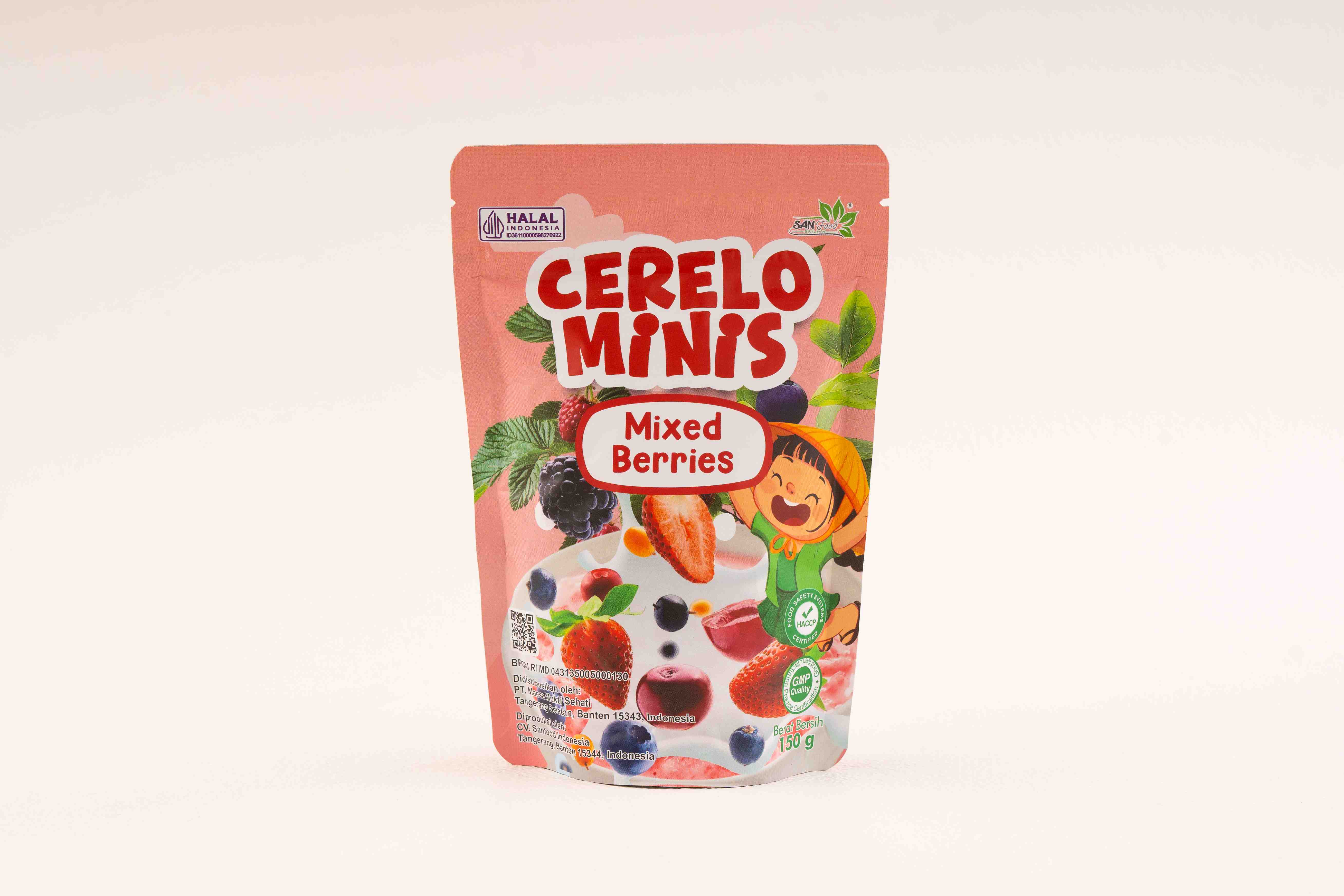 Produk Cerelo Minis Mixed Berries Sanfood Indonesia | GOOD FOOD FOR GOOD KIDS