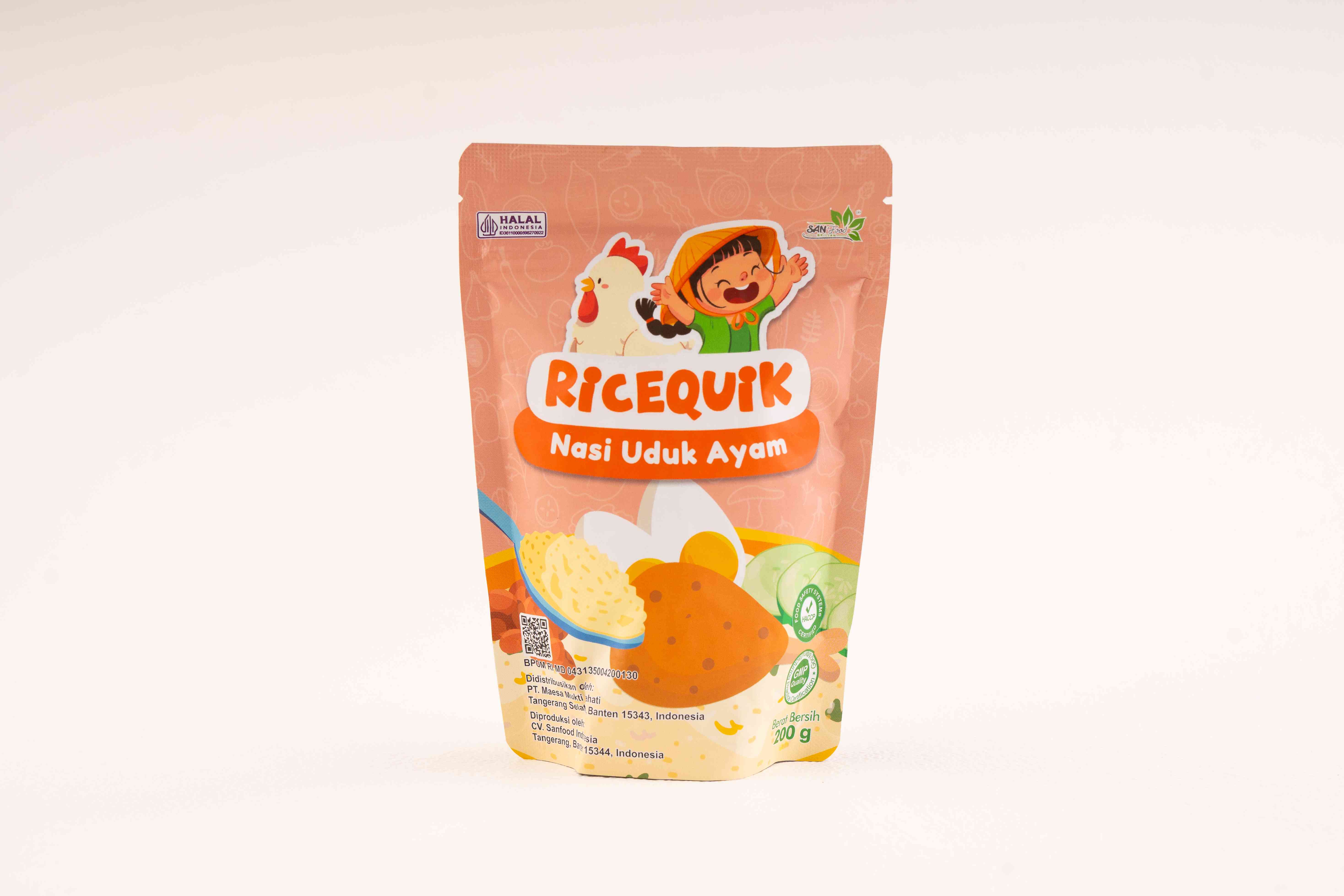 Produk Ricequik Nasi Uduk Ayam Sanfood Indonesia | GOOD FOOD FOR GOOD KIDS