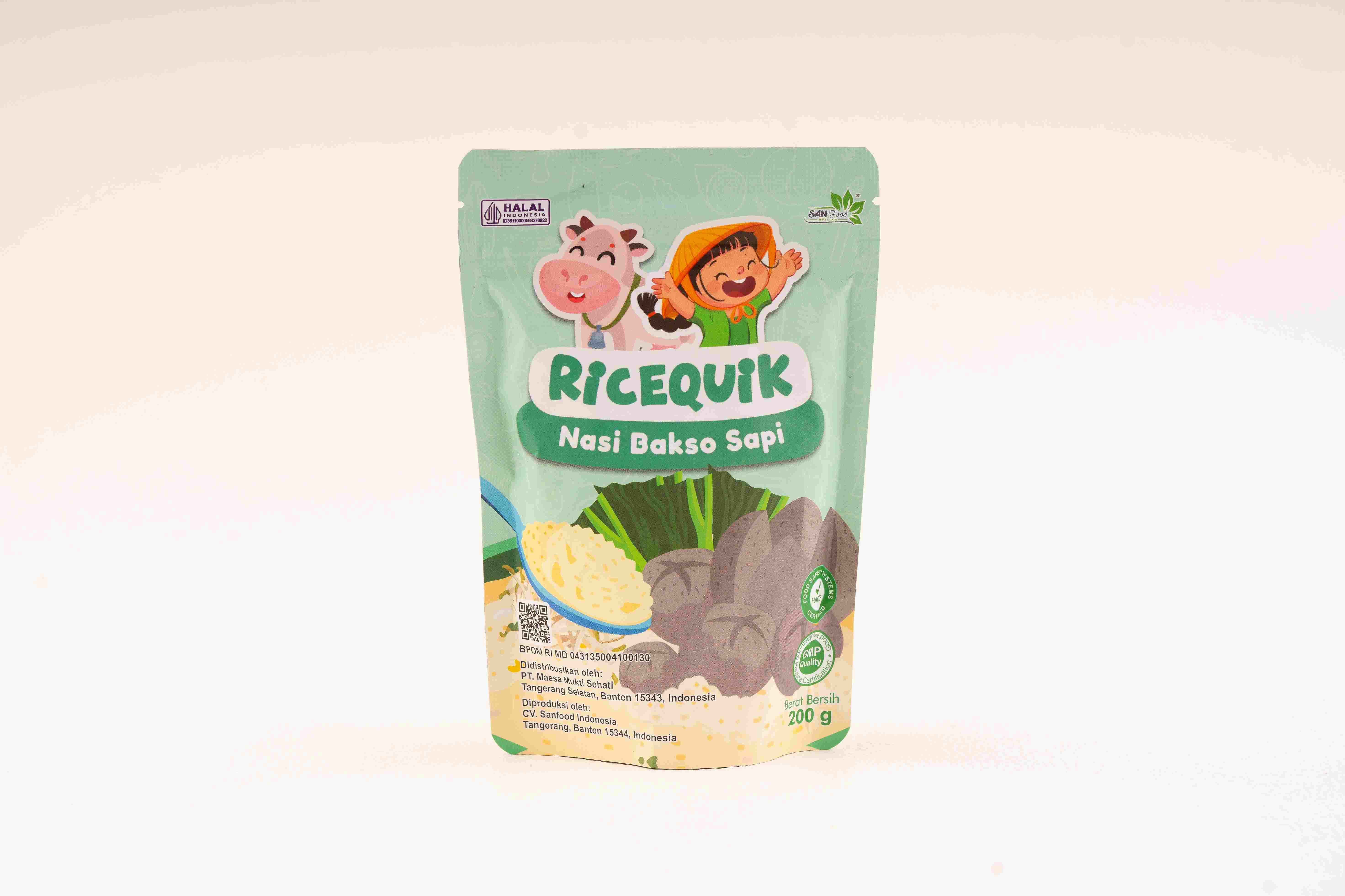 Produk Ricequik Bakso Sapi Sanfood Indonesia | GOOD FOOD FOR GOOD KIDS