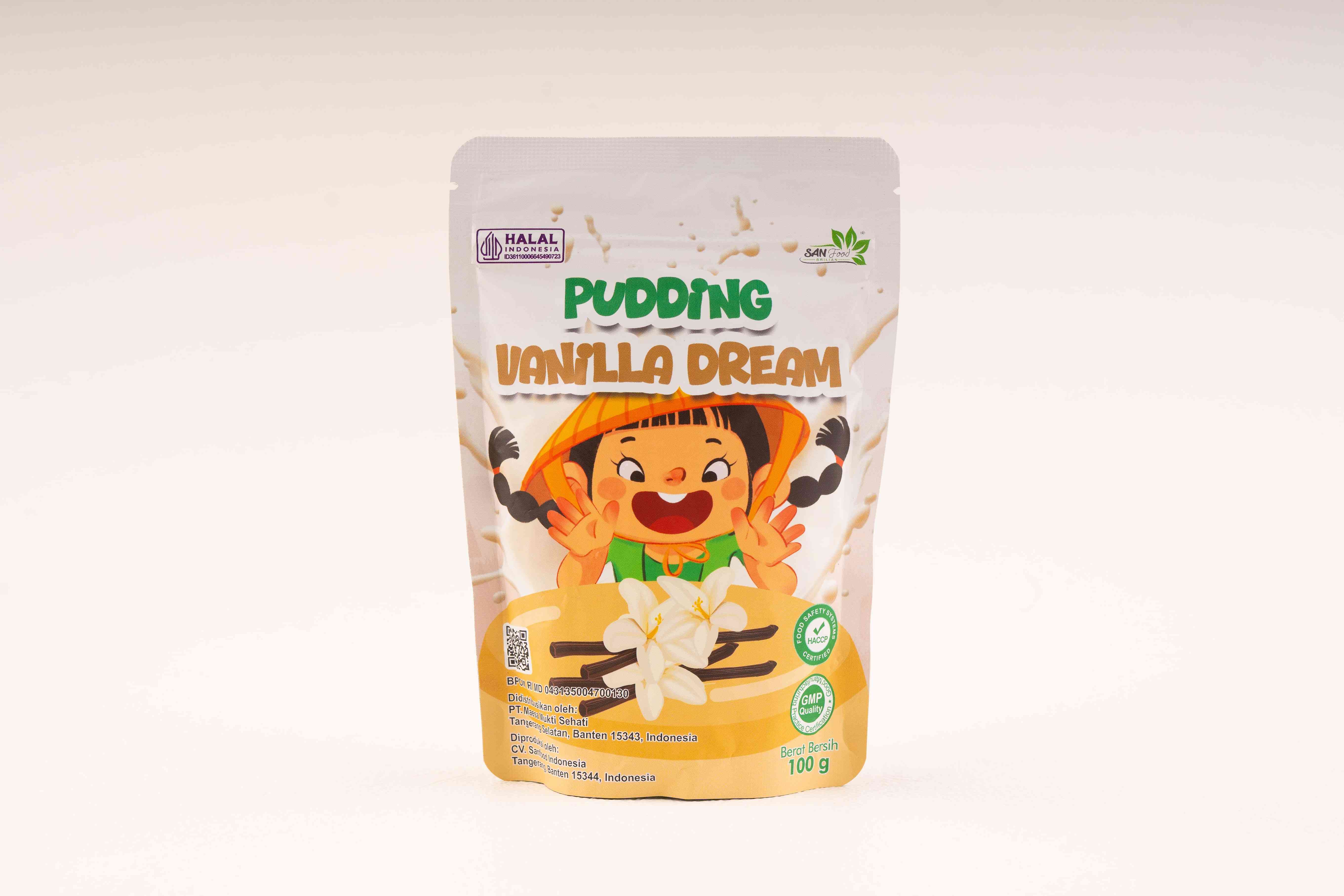 Produk Pudding Vanilla Dream Sanfood Indonesia | GOOD FOOD FOR GOOD KIDS