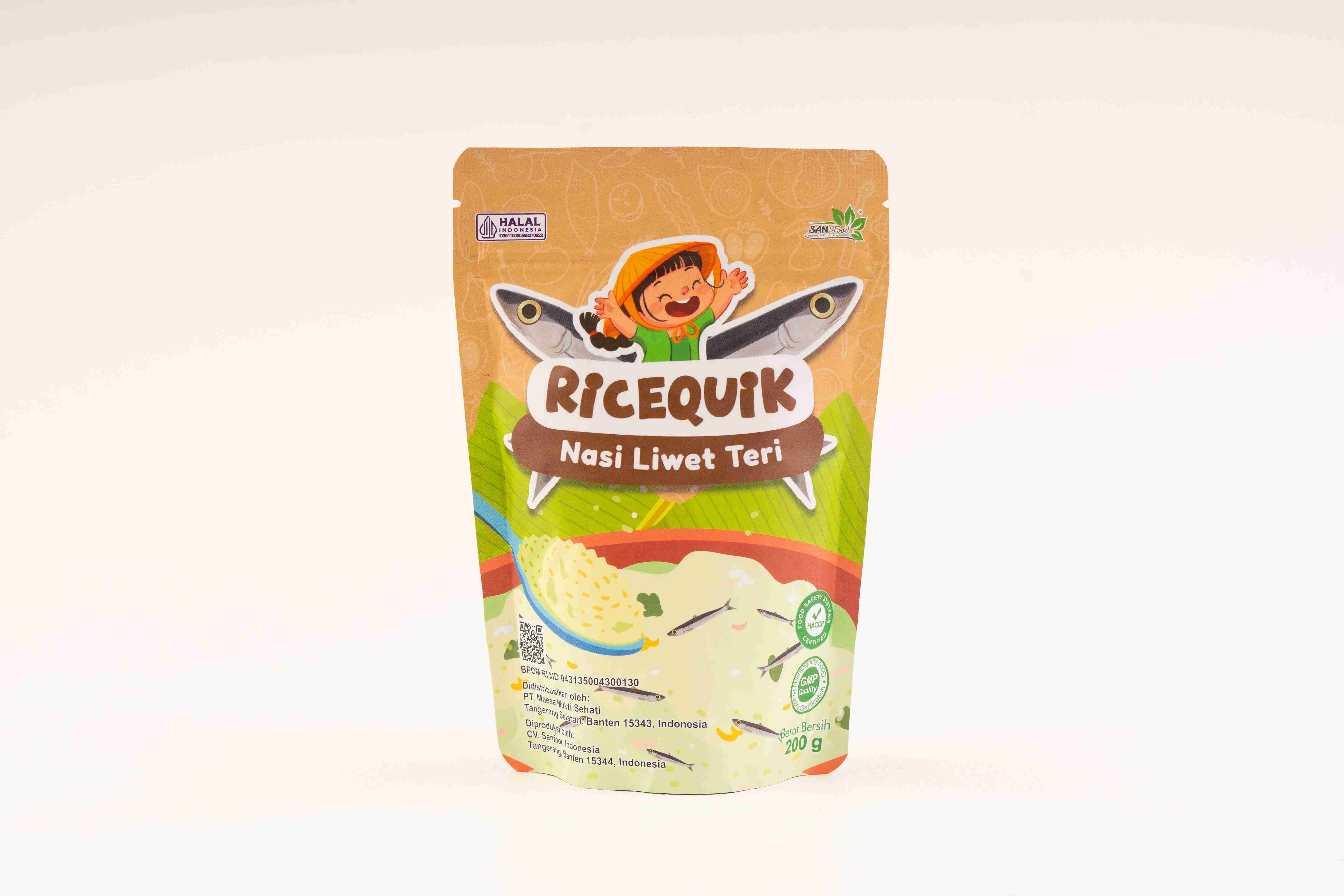 Produk Ricequik Nasi Liwet Teri Sanfood Indonesia | GOOD FOOD FOR GOOD KIDS