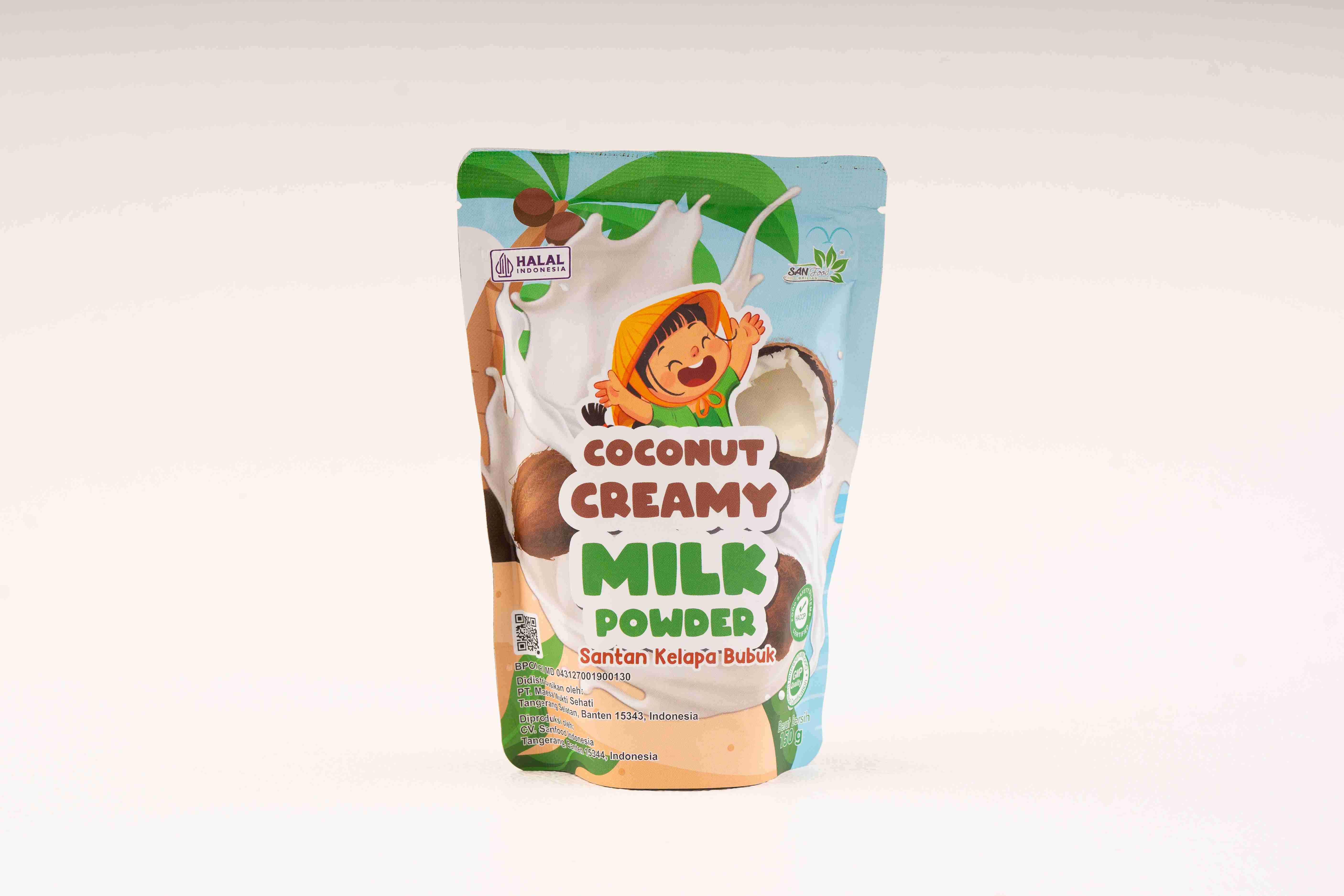Produk Coconut Creamy Milk Powder Sanfood Indonesia | GOOD FOOD FOR GOOD KIDS